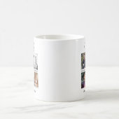 Vader met Kinder familie Daddy 4 Fotocollage Koffiemok (Center)