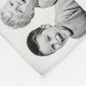 Vader met Kinder Familie Papa 14 Fotocollage Fleece Deken (Hoek)