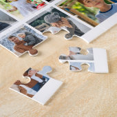 Vader met Kinder Familie Papa 14 Fotocollage Legpuzzel (Zijkant)