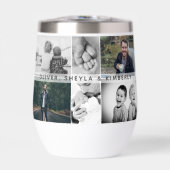 Vader met Kinderen en familie Papa 6 Foto Collage (Voorkant)