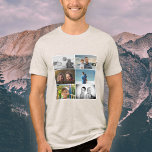 Vader met Kinderen en familie Papa 6 Foto Collage<br><div class="desc">Beste vader vader vader met Kinder en familie vader 6 foto collage t-shirt. Collage van 6 foto's. Voeg uw 6 favoriete familiefoto's toe. Zoete souvenir en een cadeau voor verjaardag,  Vaderdag of Kerstmis voor een vader,  nieuwe vader of grootvader.</div>