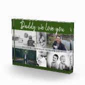 Vader met Kinderen en familie Papa Collage Fotoblokken (Rechts)