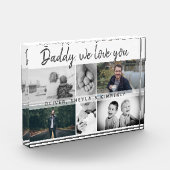 Vader met Kinderen en familie Papa Collage Fotoblokken (Links)