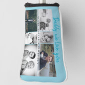 Vader met Kinderen en familie Papa Collage Golfheadcover (Draai 90)