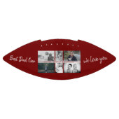 Vader met Kinderen en familie Papa Foto Collage American Football (Paneel)