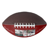 Vader met Kinderen en familie Papa Foto Collage American Football (Voorkant)