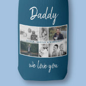 Vader met Kinderen en familie Papa Foto Collage Flesjeskoeler