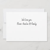 Vader met Kinderen en familie Papa Foto Collage Kaart (Achterkant)