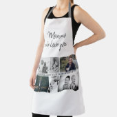 Vader met Kinderen en familie Papa Foto Collage Schort (Insitu)