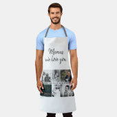 Vader met Kinderen en familie Papa Foto Collage Schort (Gedragen)