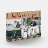 Vader met Kinderen en familie Vader Dag 6 Fotoblokken (Links)