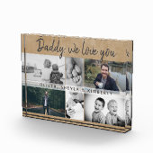 Vader met Kinderen en familie Vader Dag 6 Fotoblokken (Rechts)