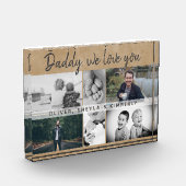 Vader met Kinderen en familie Vader Dag 6 Fotoblokken (Links)