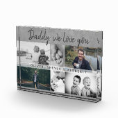 Vader met Kinderen en familie Vader Dag 6 Fotoblokken (Rechts)