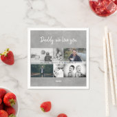 Vader met Kinderen en familie Vader Dag 6 Servet (Insitu)