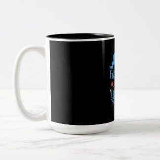 Vader Mijn eerste Vaderdag met mijn babymeisje Tweekleurige Koffiemok