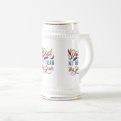 Vader: Mijn held, Mijn gids - Stein 22 oz Bierpul (Voorkant rechts)