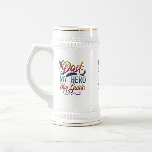 Vader: Mijn held, Mijn gids - Stein 22 oz Bierpul (Links)