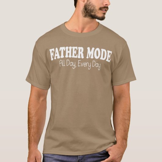 Vader Mode De hele dag alledaagse vriend T-shirt (Voorkant)