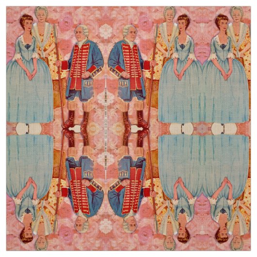 Vader, moeder en dochter Fabric Stof (Swatch)