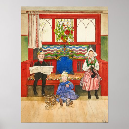 Vader, moeder en kind, 1906, ingediend door Carl L Poster (Voorkant)