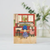 Vader, moeder en kind door Carl Larsson Briefkaart (Staand voorkant)