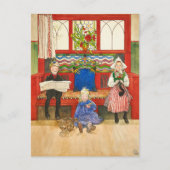 Vader, moeder en kind door Carl Larsson Briefkaart (Voorkant)