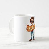 Vader Mok ☕ Grappig Retro Vaderdag cadeau (Voorkant links)