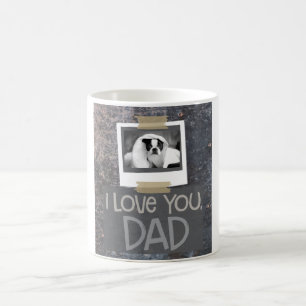 Vader Mottled Grey Dog Foto Mok