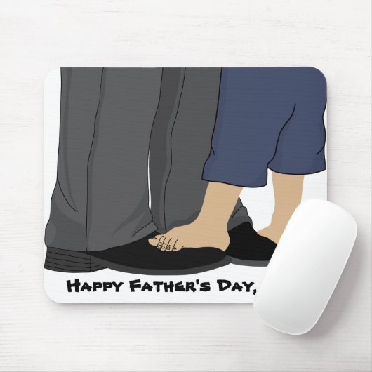 Vader Mousepad Kind en Vader Muismat (Met muis)