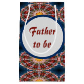 Vader om abstracte cirkels te zijn klein cadeauzakje (Voorkant)