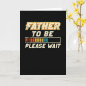 Vader om te wachten... om vader te worden kaart (Gele Bloem)