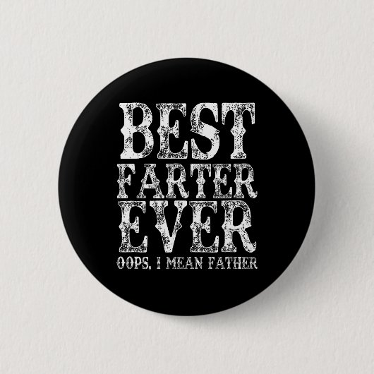 Vader Oops Ik bedoel Vader Fart Funny Vaders Ronde Button 5,7 Cm (Voorkant)
