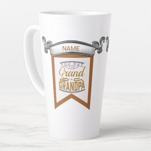 VADER, OPA STIJL LATTE MOK (Linkerhoek)