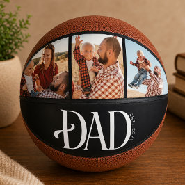 Vader Opgericht Foto Basketbal