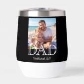Vader Opgericht Foto Minimaal Vaderdag Cadeau (Voorkant)