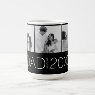Vader Opgericht Jaar Foto Cadeaus Moderne Vader Koffiemok