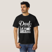 Vader overdag, gamer 's nachts t-shirt (Voorkant volledig)