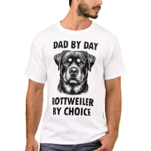 "Vader overdag, Rottweiler bij keuze."