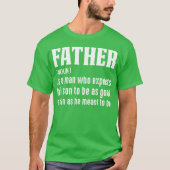 Vader Pap Cadeau Grappige Vaderdag Papa familie T-shirt (Voorkant)