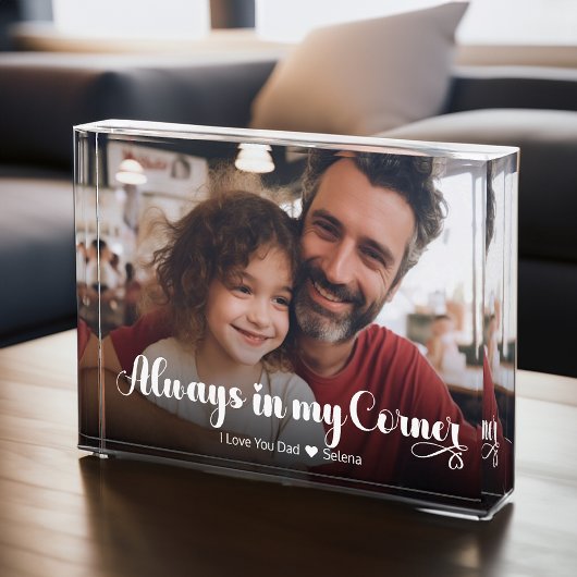 Vader papa altijd in mijn horizontale hoek fotoblokken