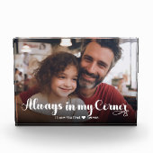 Vader papa altijd in mijn horizontale hoek fotoblokken (Voorkant)