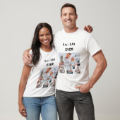 Vader papa kinderen foto collage t-shirt (Unisex)