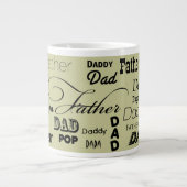 Vader Papa Papa Jumbo Mok (Voorkant)