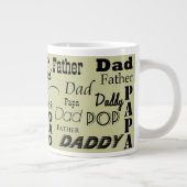 Vader Papa Papa Jumbo Mok (Rechts)