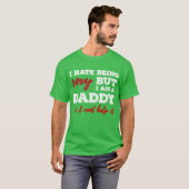 Vader Papa Papa Vaderdag cadeau idee meisje T-shirt (Voorkant volledig)