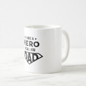 Vader Papa Papa Vaderdag Papa Grappig cadeau idee Koffiemok (Voorkant rechts)