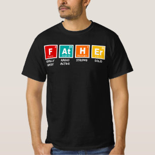 vader periodieke wetenschappen t-shirt