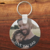 Vader, persoonlijk foto-Sleutelhanger Sleutelhanger (Voorkant)
