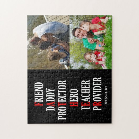 Vader Persoonlijke Jigzaag Puzzle Legpuzzel (Verticaal)